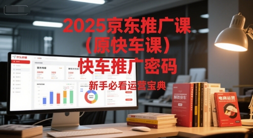 2025京东推广课(原快车课)解锁京东快车推广密码，新手必看运营宝典|龙腾资源站