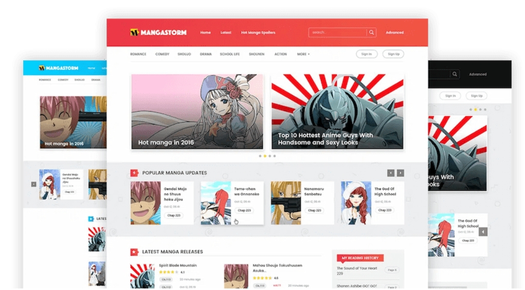 Madara 2.2.2.1主题源码 响应式WordPress漫画小说主题模板-龙腾资源站