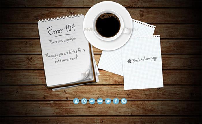 咖啡看书休闲时光404错误页面-龙腾资源站