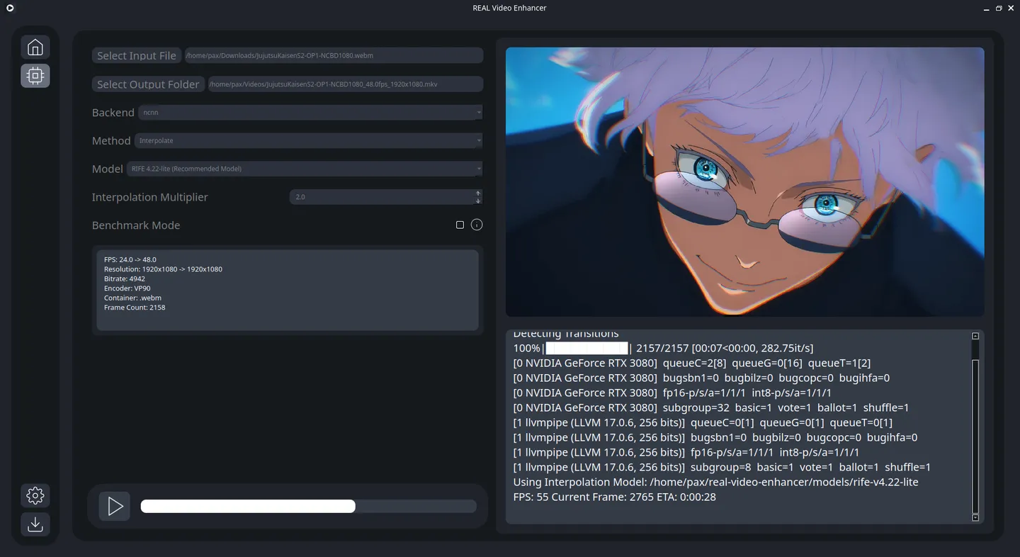 REAL Video Enhancer(开源免费的视频增强软件)-龙腾资源站