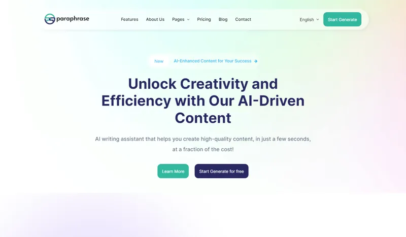 Bootstrap响应式AI写作助手官网源码-龙腾资源站