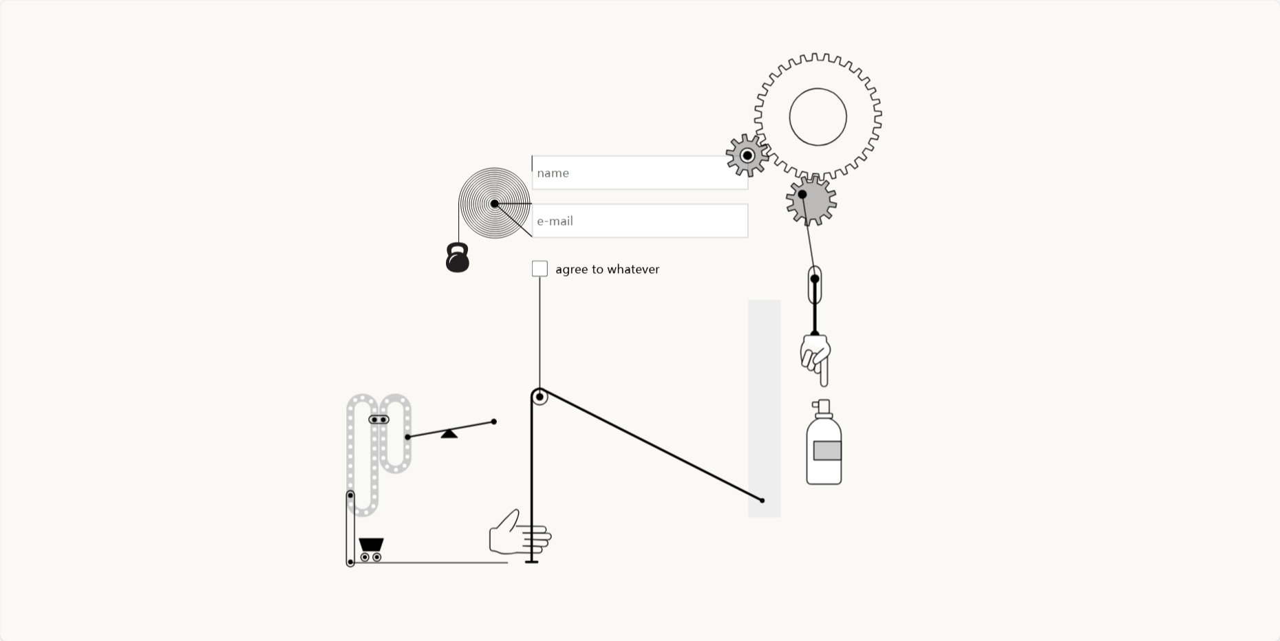 小题大做的动态互动登录页html源码-龙腾资源站