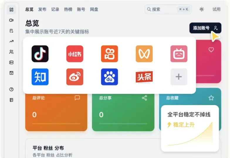 CreBee(短视频矩阵运营助手)-龙腾资源站